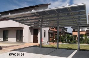 Single basic double Cantilever Carport by Cantaport