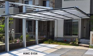 Single basic double Cantilever Carport by Cantaport